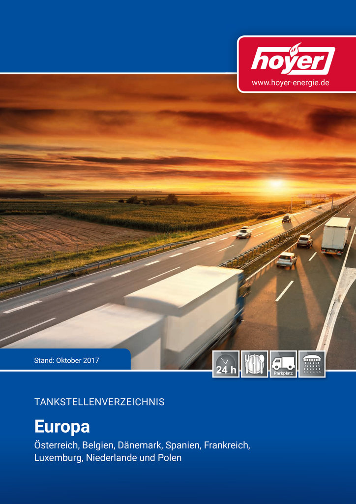 Hoyer Tankstellenverzeichnis Europa